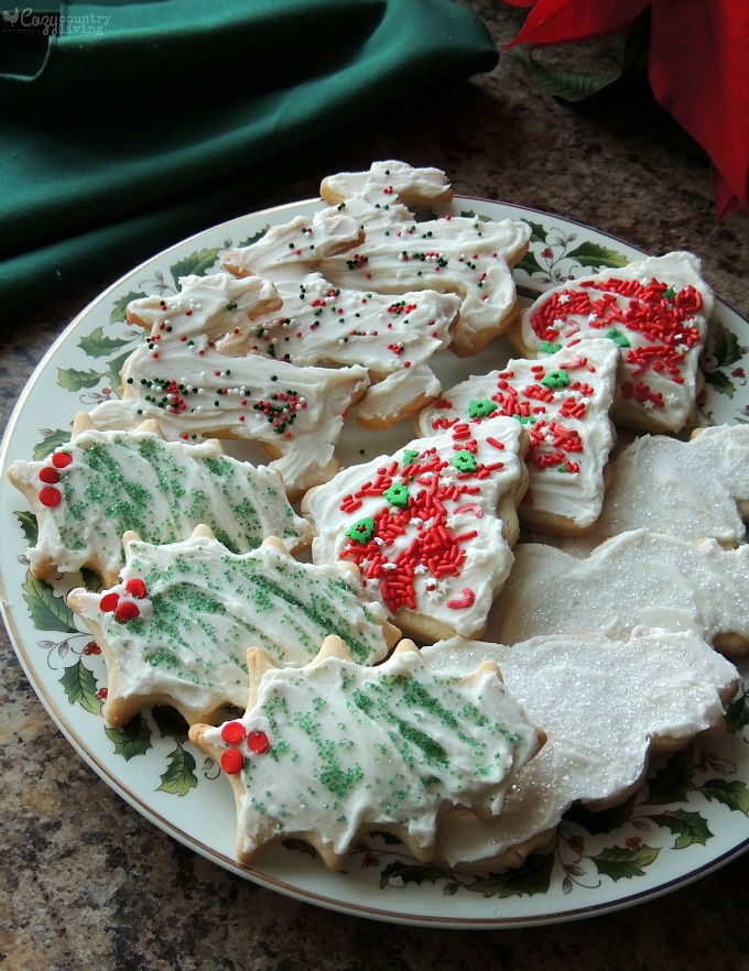 Vintage Style Holiday Butter Cookie Cutouts
