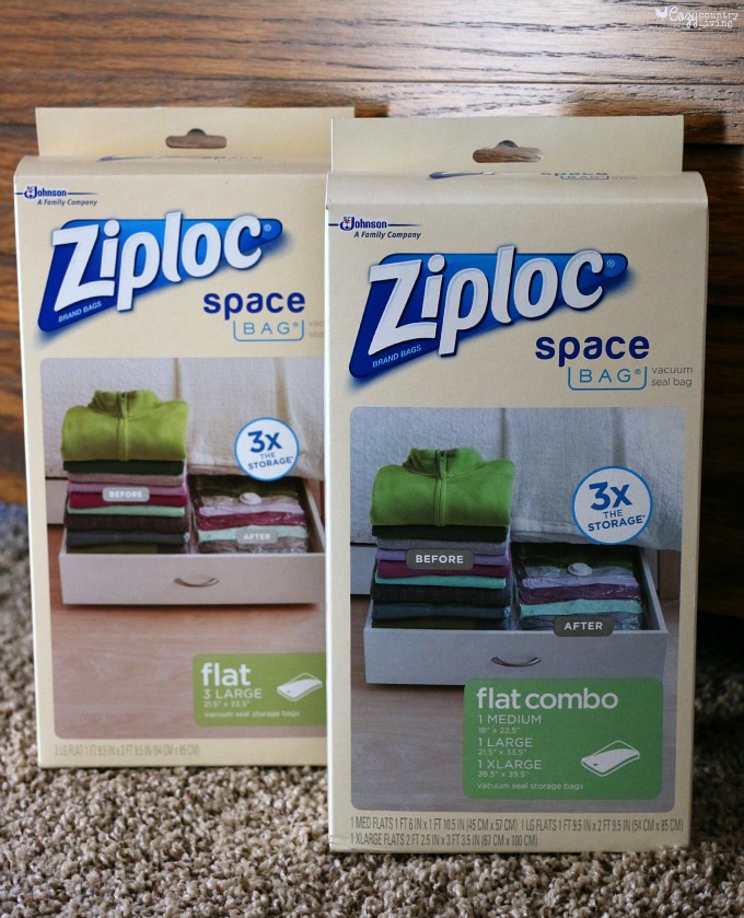 Ziploc Space Bag Storage