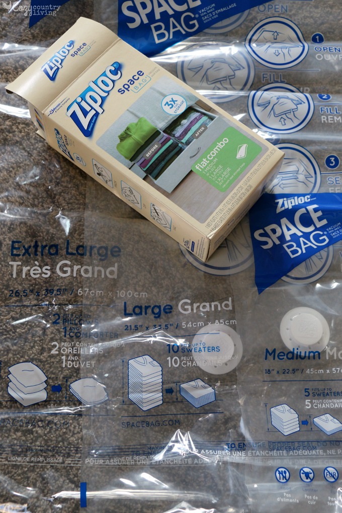 Ziploc Space Bags Flat Combo Pack