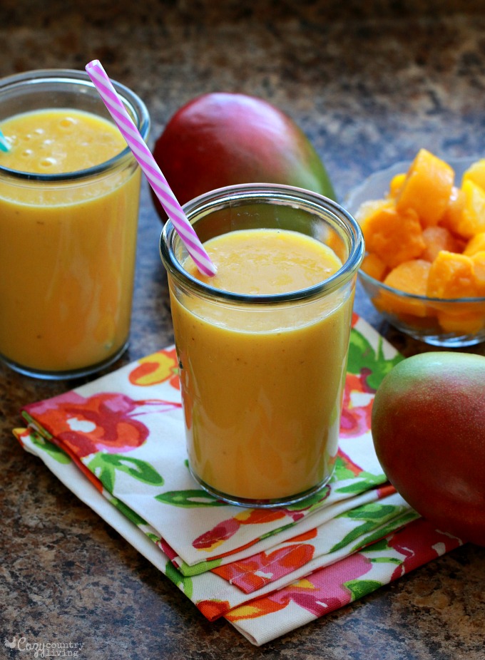 Delicious Tropical Mango Smoothies