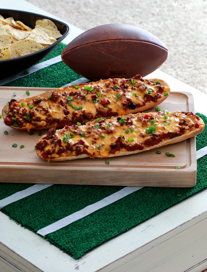 Game Day Taco French Bread Pizza