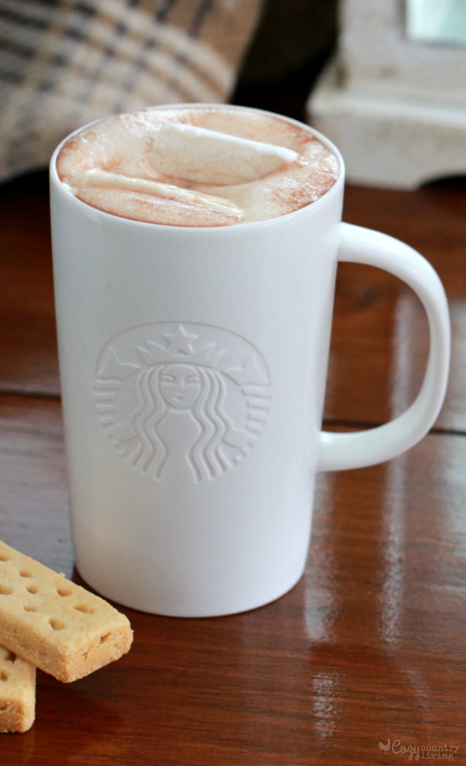 A Cozy Cup of Starbucks® Salted Caramel Hot Cocoa