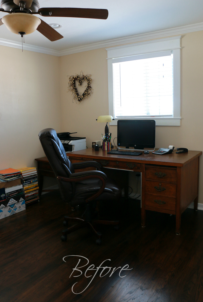 Home Office Before Organization