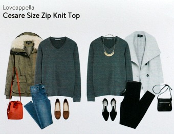 Loveappella Cesare Size Zip Knit Top Stitch Fix