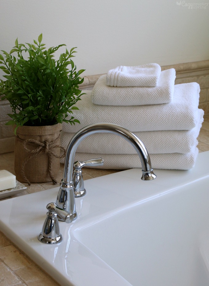 Bright White Towels & Laundry In The Country With A Water Softener