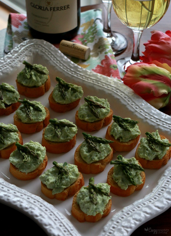 Celebrate Spring with Gloria Ferrer and These Creamy Asparagus Appetizers
