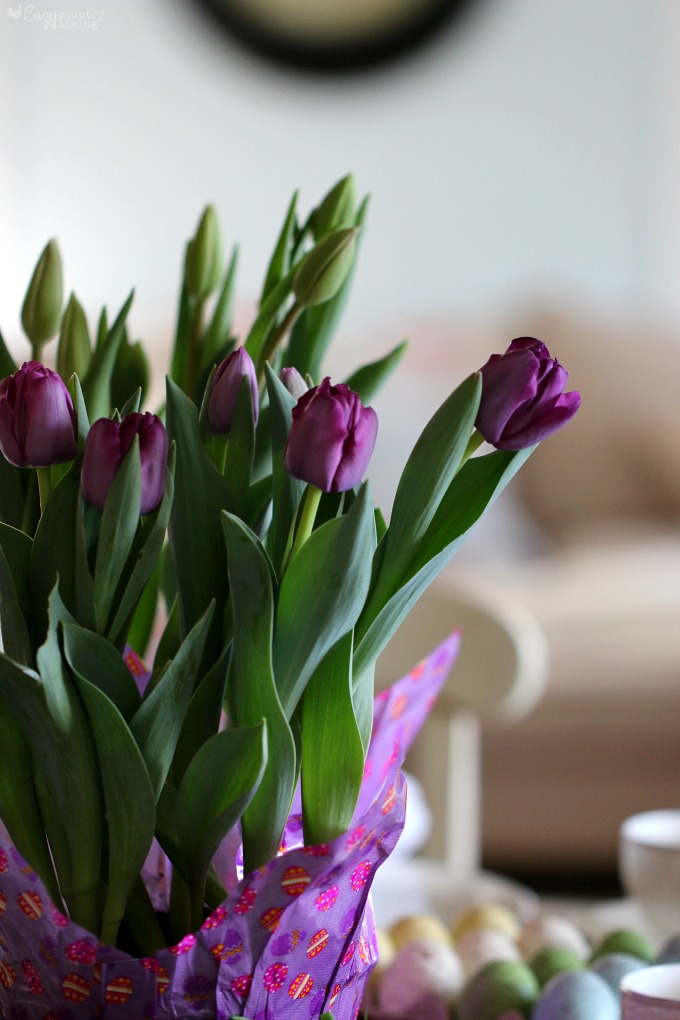 Colorful Tulips Easy Spring Home Decor