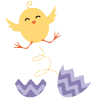 Easter Baby Chick Graphic