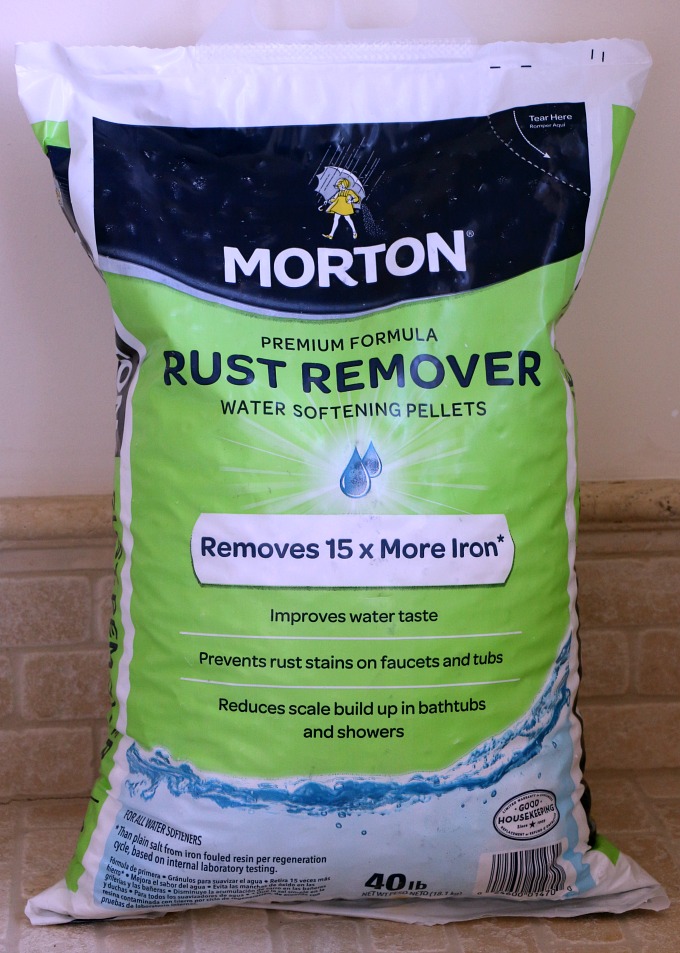 Morton Salt Rust Remover Water Softening Pellets for Water Softener