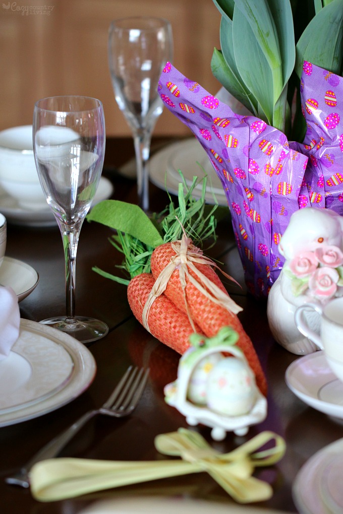 Simple Easter Casual Table Decor