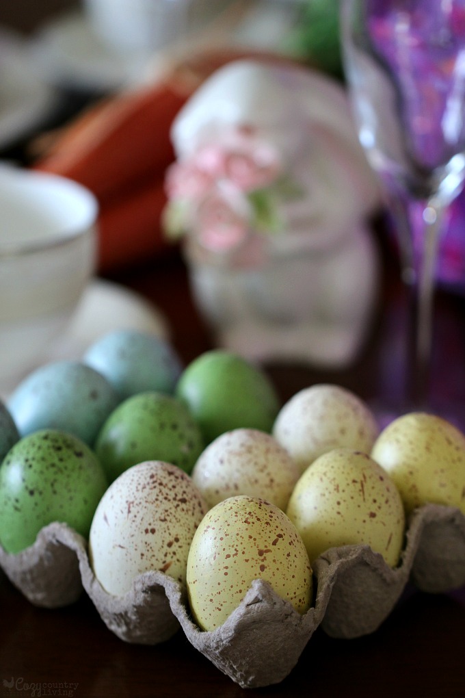 Speckled Easter Eggs Spring Decor
