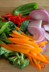 Loaded Veggie French Bread Pizza - Cozy Country Living