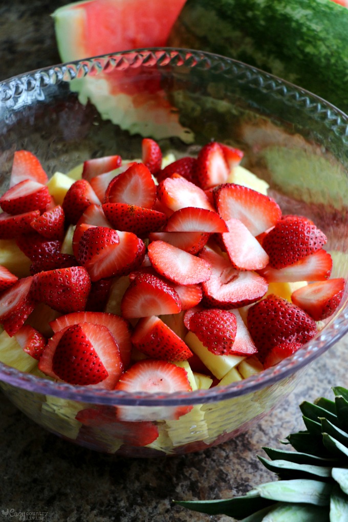 Fresh Strawberries for The Best Fruit Salad