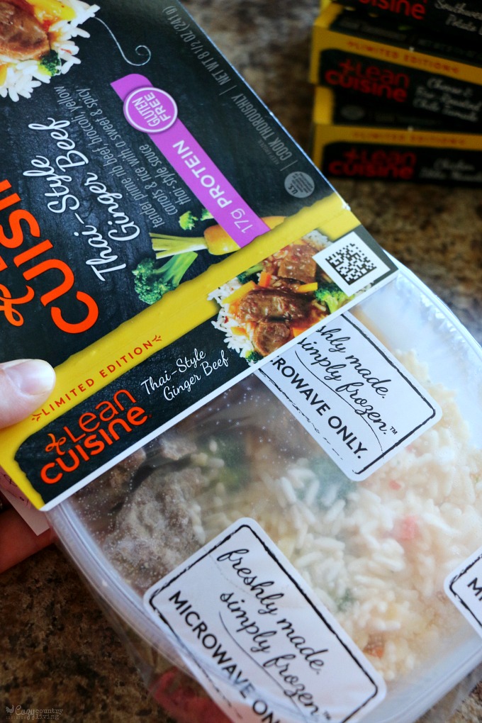 Thai-Style Ginger Beef Lean Cuisine Market Place Meal