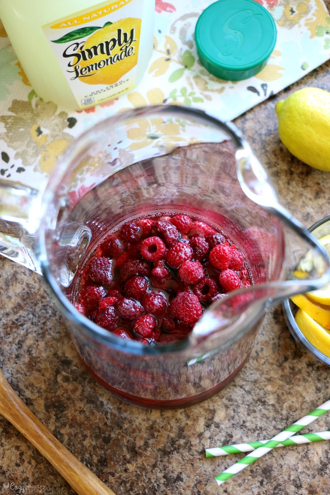 Easy Preparation for Summer Raspberry Lemonade Punch