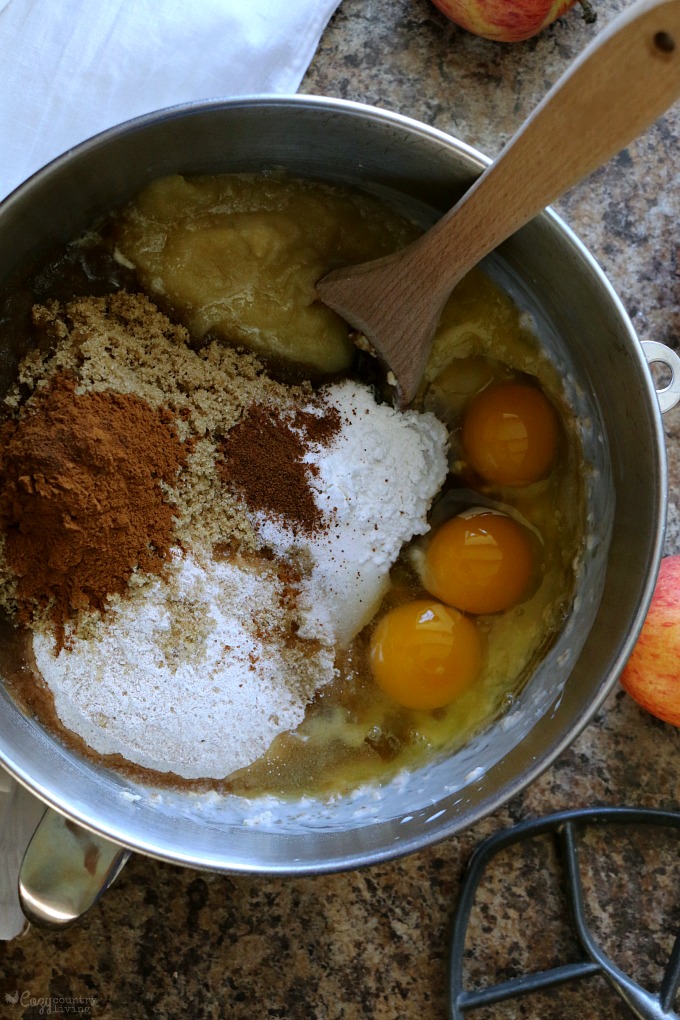 Ingredients for Apple & Cinnamon Oat Muffins