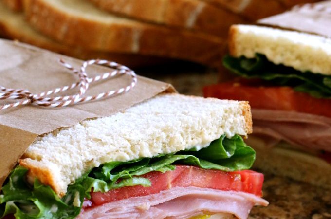 Tasty Easy to Make Italian Ham & Veggie Sandwiches
