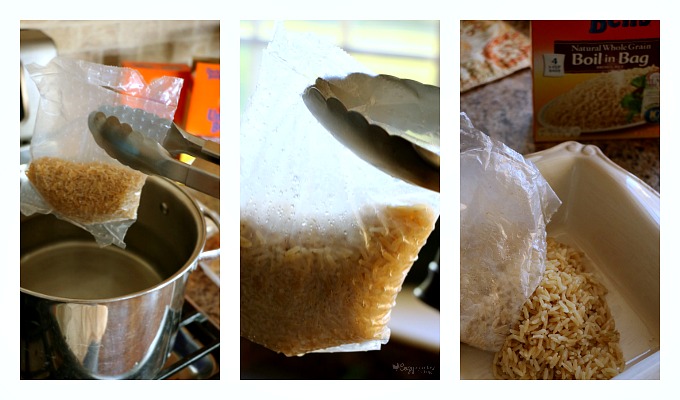 Preparing Uncle Ben's Boil In Bag Brown Rice
