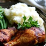 Slow Cooker BBQ Chicken Drumsticks with Mashed Potatoes