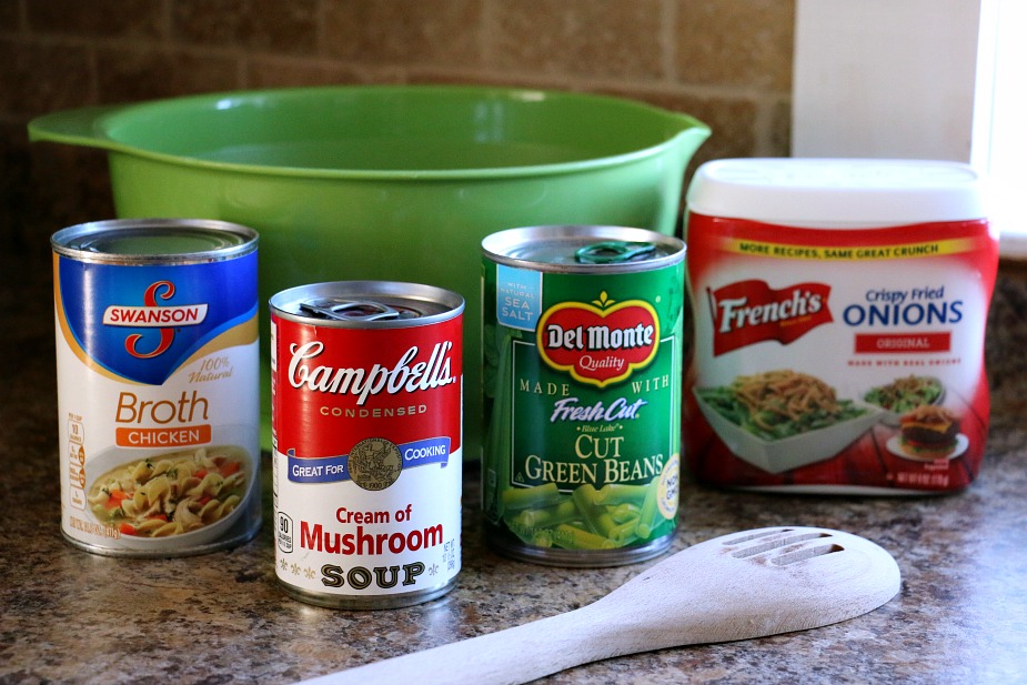 Main Ingredients for Mexican Style Green Bean Casserole