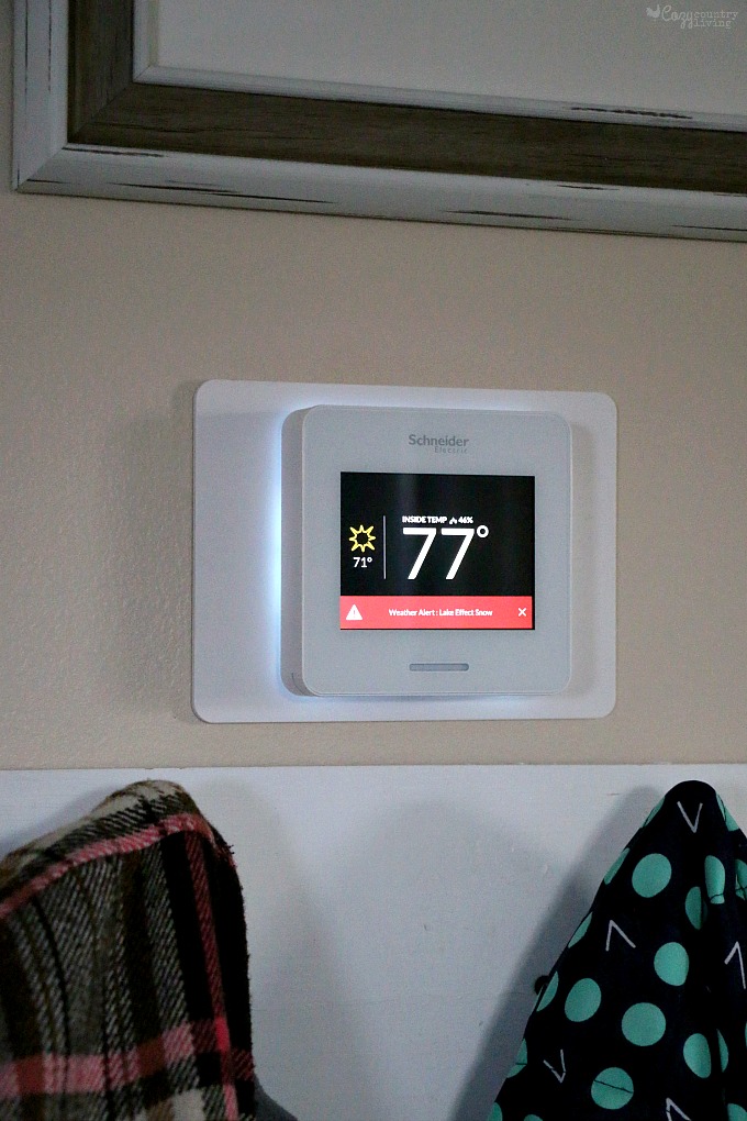 Weather Alert on Thermostat