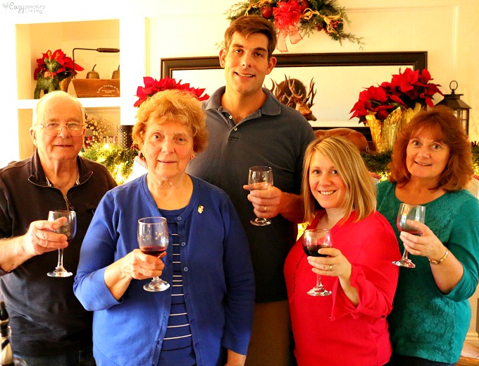 Happy Holidays from our Home to Yours! Cheers!