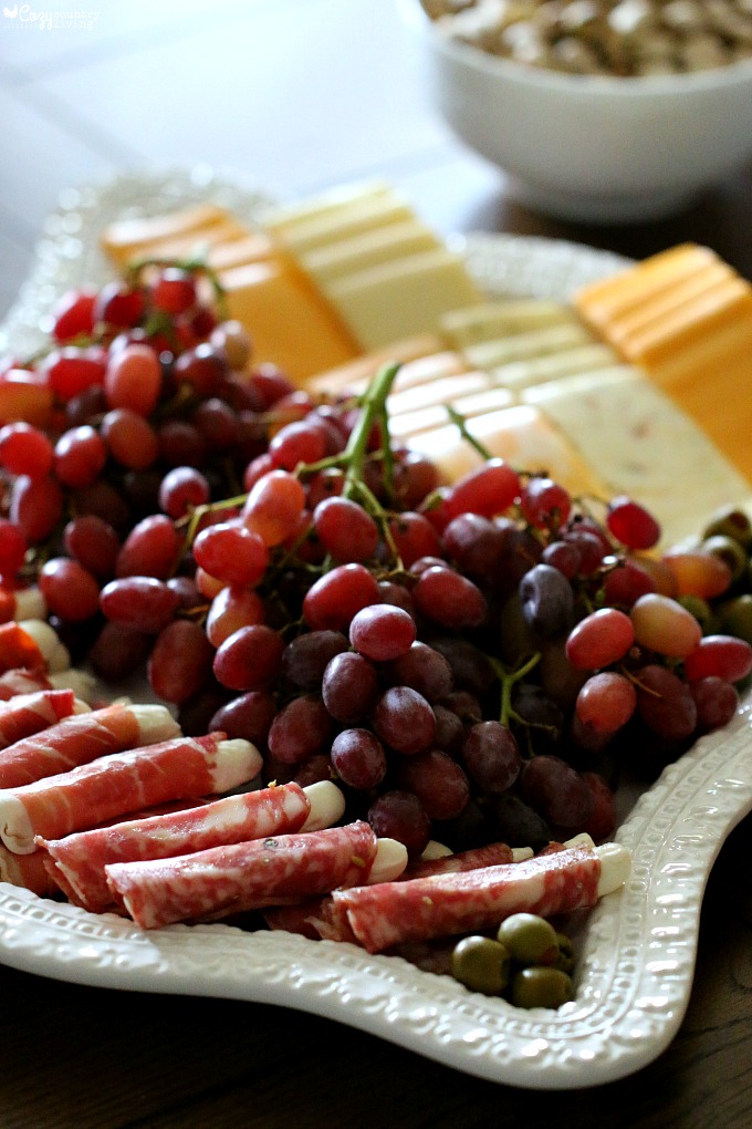 Meat & Cheese Tray for Wine Party