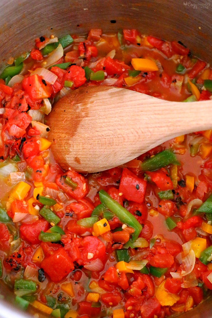 Fresh & Colorful Ingredients for Chicken Fajita Soup