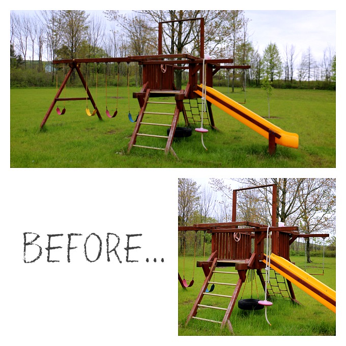 Before Playset Makeover